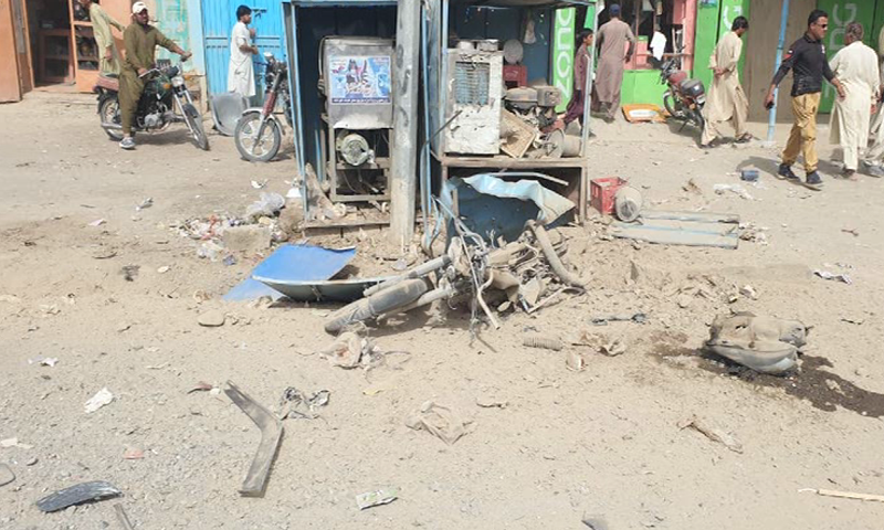 According to the security officials the explosives were planted in a motorcycle. According to the security officials the explosives were planted in a motorcycle.