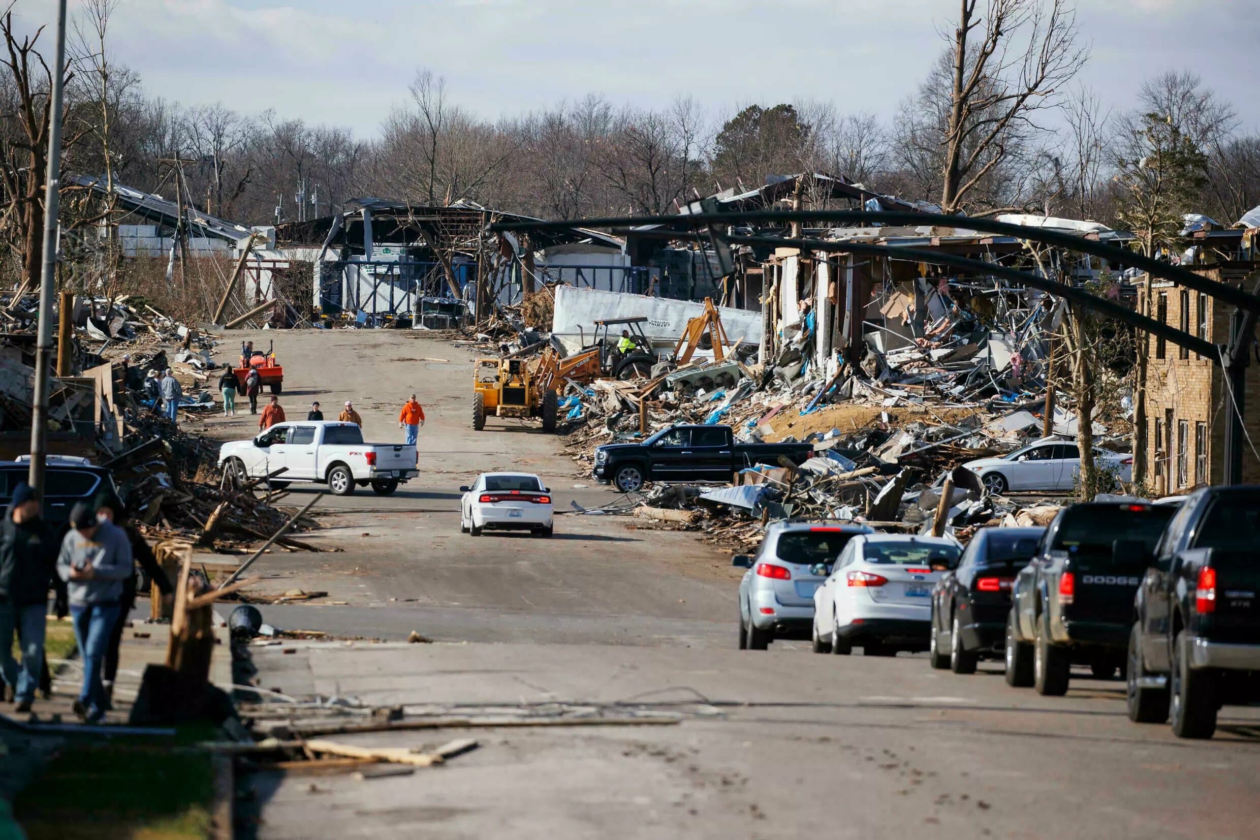 The powerful twisters destroyed a candle factory and the fire and police stations in a small town in Kentucky, ripped through a nursing home in neighbouring Missouri. AFP