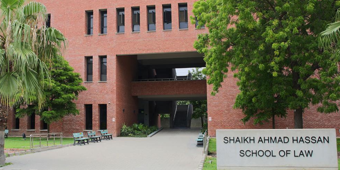 Shaikh Ahmad Hassan School of Law at LUMS. SOURCE: LUMS Website