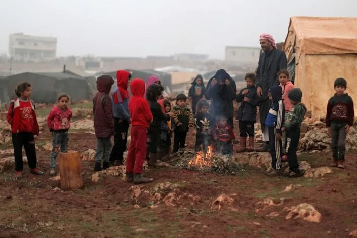 Last month, Doctors Without Borders warned that unsafe heating methods are putting people at higher risk of respiratory diseases. AFP