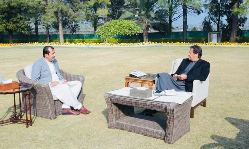 وزیرِاعظم عمران خان سے وزیرِاعلی گلگت بلتستان  کی ملاقات