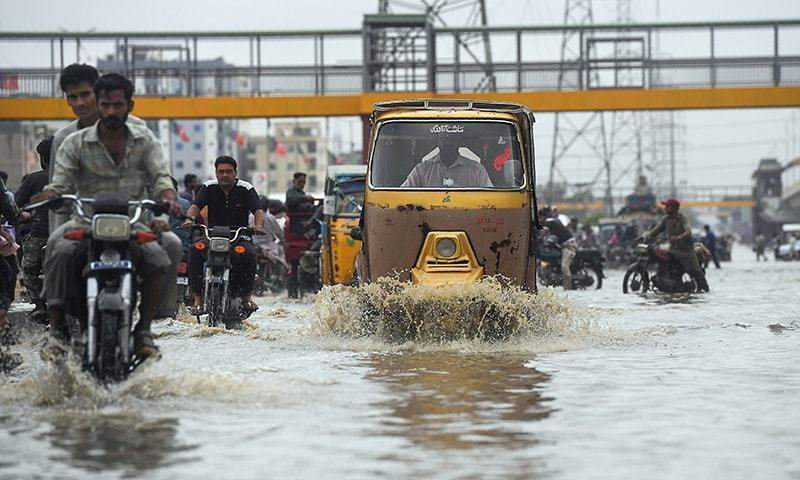 محکمہ موسمیات: کراچی میں ہونے والی بارش کے اعدادوشمار جاری