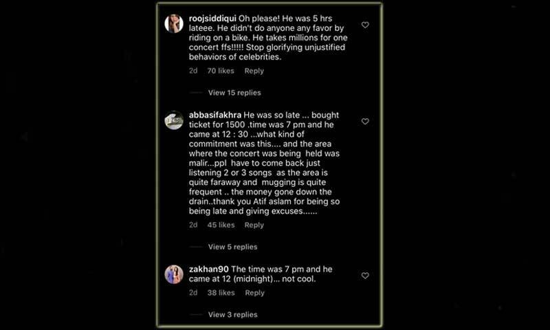 Atif Aslam ditches car, arrives at Karachi concert on bike