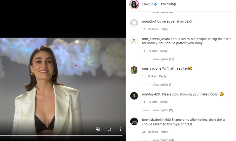 سوشل میڈیا پر ترک اداکارہ کے ایک پوسٹ پر پاکستانی صارفین کی اظہارِ برہمی