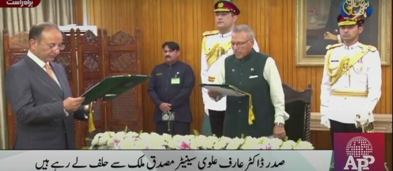 Senator Musadik Malik takes oath as state minister