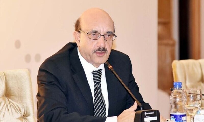 Masood, who was the former Azad Jammu and Kashmir president, earlier urged the Pakistani manufacturers to sign up for the Better Work – a joint ILO-IFC programme for improving working conditions and business practices across the global garment industry. Photo via Twitter/@Masood__Khan/File