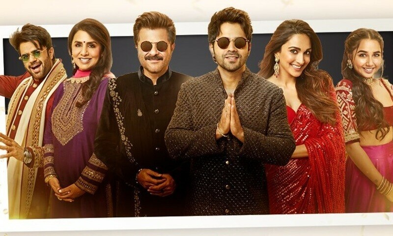 JugJugg Jeeyo, which will be released on June 24 in Indian cinemas, stars Varun Dhawan, Kiara Advani, Anil Kapoor, Neetu Kapoor, Maniesh Paul, and Prajakta Koli in leading roles. Photo via Twitter/@DharmaMovies