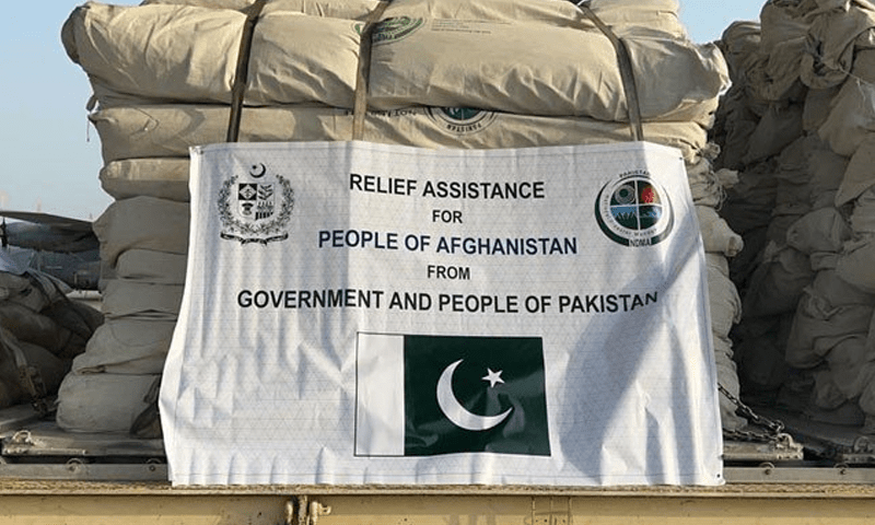پاکستان کی جانب سے افغانستان کے زلزلہ متاثرین کیلئے امدادی سامان روانہ