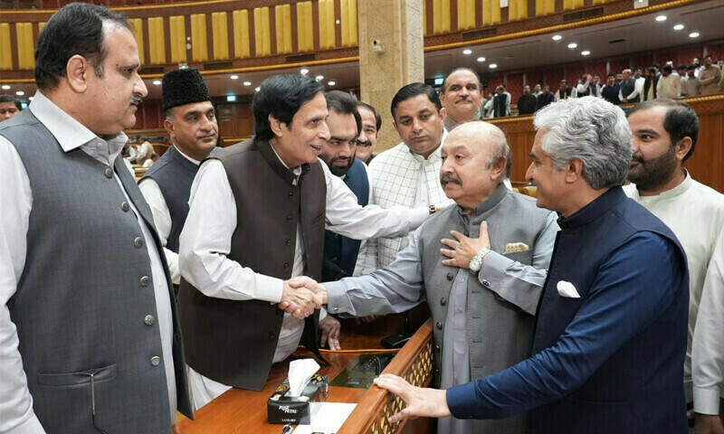 PTI gets its speaker in Punjab Assembly, Dost Mazari out