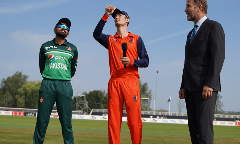 پہلاون ڈے: پاکستان کا نیدرلینڈز کے خلاف ٹاس جیت کر بیٹنگ کا فیصلہ