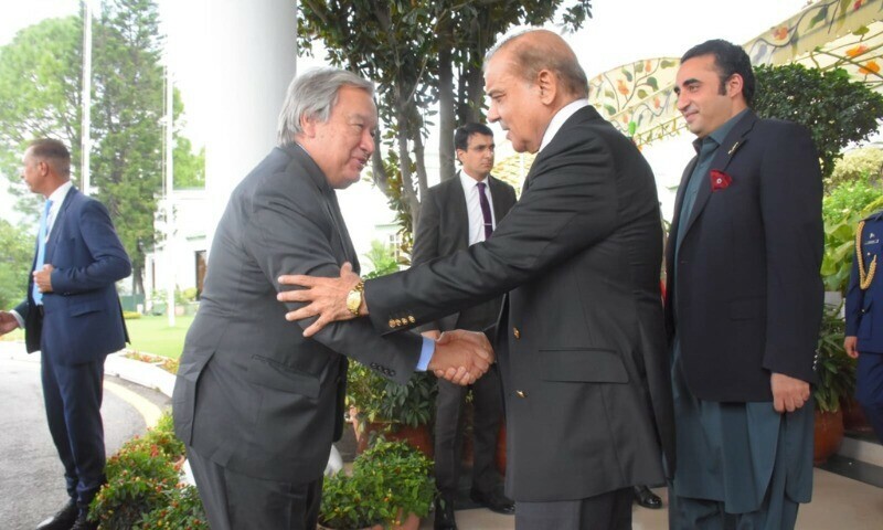 پاکستان کو بڑے پیمانے پر مالی امداد کی ضرورت ہے: سیکرٹری جنرل اقوام متحدہ