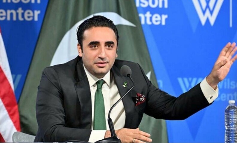 Bilawal Bhutto Zardari speaks at Wilson Center in Washington DC.