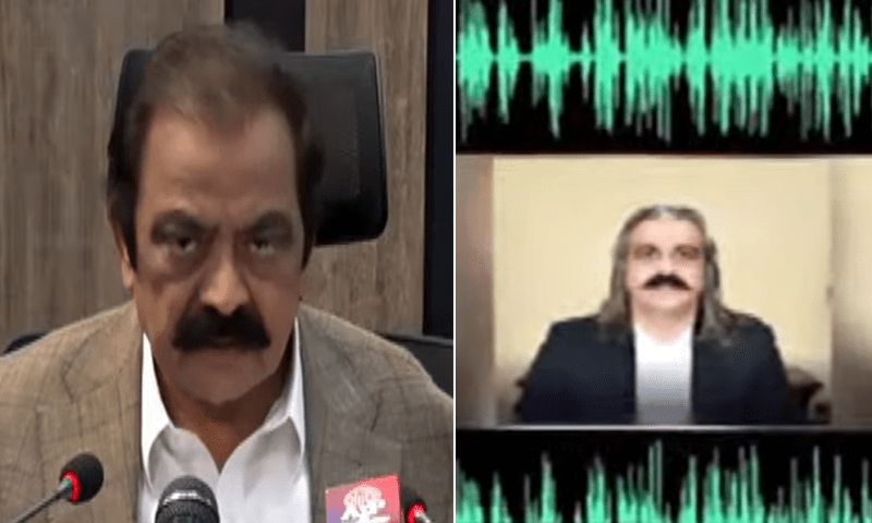 عمران خان کا مقصد لاشیں گرانا ہے، رانا ثناء اللہ نے گنڈاپور کی آڈیو چلا دی