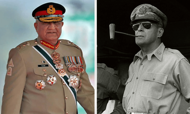 جنرل باجوہ اور ڈگلس میک آرتھر کے المیے میں مماثلت