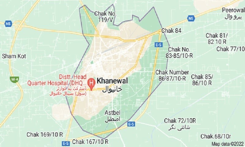 خانیوال میں روڈ حادثہ، ایک ہی خاندان کے چار افراد جاں بحق