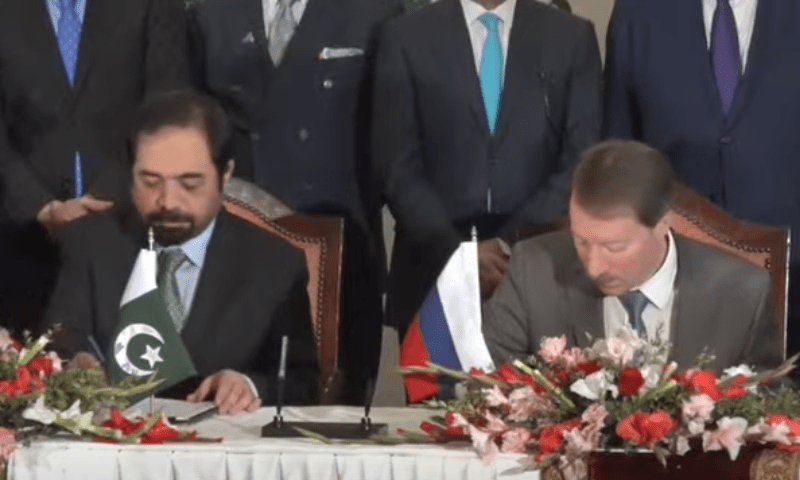روس اور پاکستان کے درمیان وزارتی سطح پر معاہدے طے پا گئے