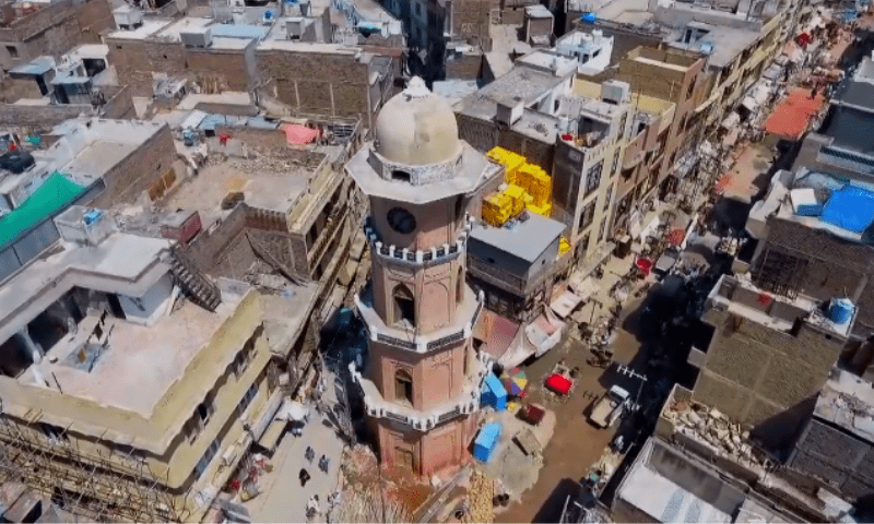 برٹش راج کی یاد دلاتا پشاورکا 123 سال قدیم گھنٹہ گھر