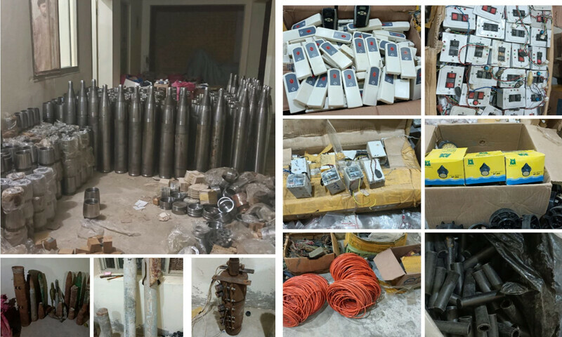 چمن میں انٹیلی جنس آپریشن، بڑی تعداد میں گولہ بارود برآمد