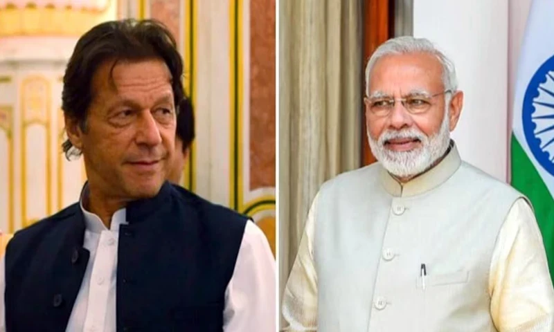 Imran Khan and Narenda Modi. FILE