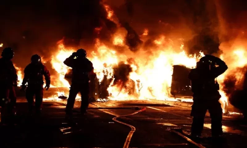 یہ فلم کی شوٹنگ نہیں بلکہ حقیقی نظارہ ہے