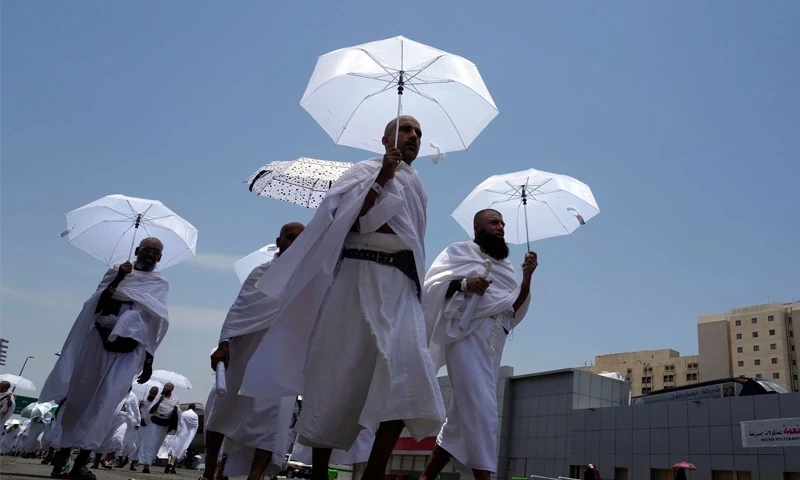 حج کے موقع پر 2 ہزار کے قریب حجاج کرام ہیٹ اسٹروک سے متاثر