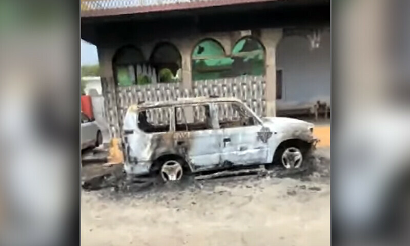 اسلام آباد میں شہری کے گھر پر مسلح افراد کا حملہ، گھر اور گاڑی کو آگ لگادی