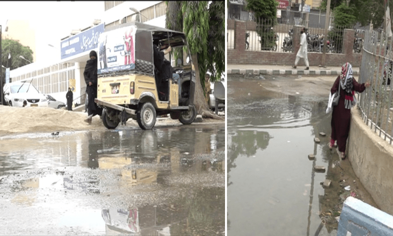 کراچی: عباسی شہید اسپتال میں گٹر ابل پڑے، مریضوں کا سانس لینا محال ہوگیا