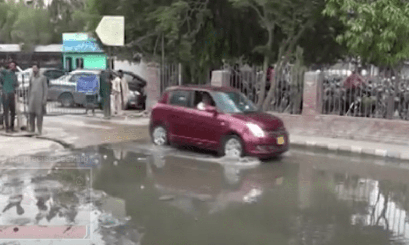 عباسی شہید اسپتال: آج نیوز کی خبر پر ایکشن، سیورج کے پانی کی نکاسی شروع