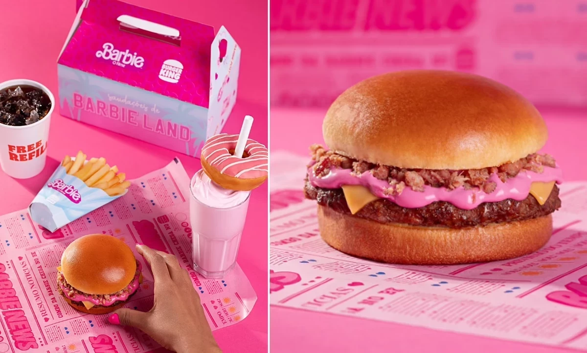 فلم کے ساتھ برگر،شیک اور ڈونٹ بھی گلابی