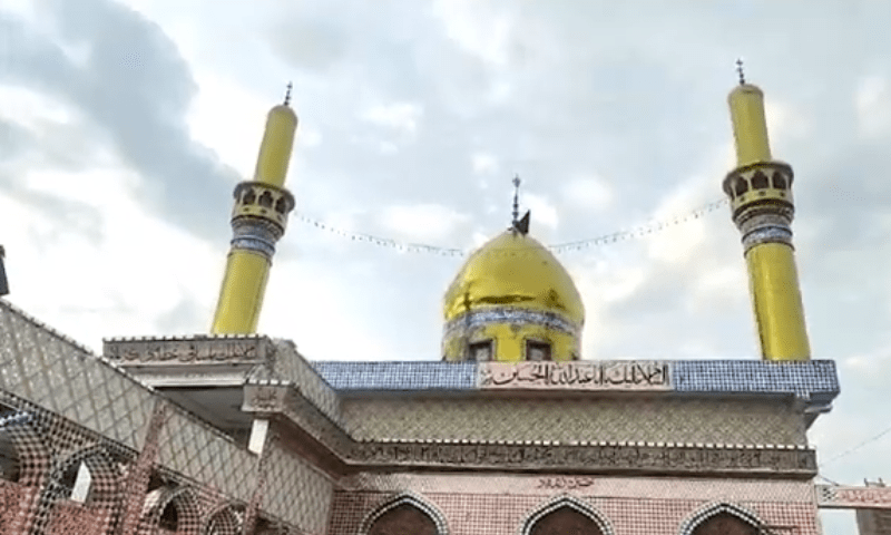 جلالپور میں 2 سال کی انتھک محنت کے بعد روضہ امام حسین کی شبیہہ تیار