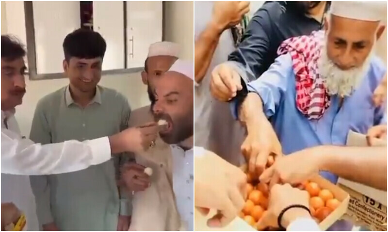 چیئرمین پی ٹی آئی کی گرفتاری پر مخالف جماعتوں میں مٹھائیاں تقسیم