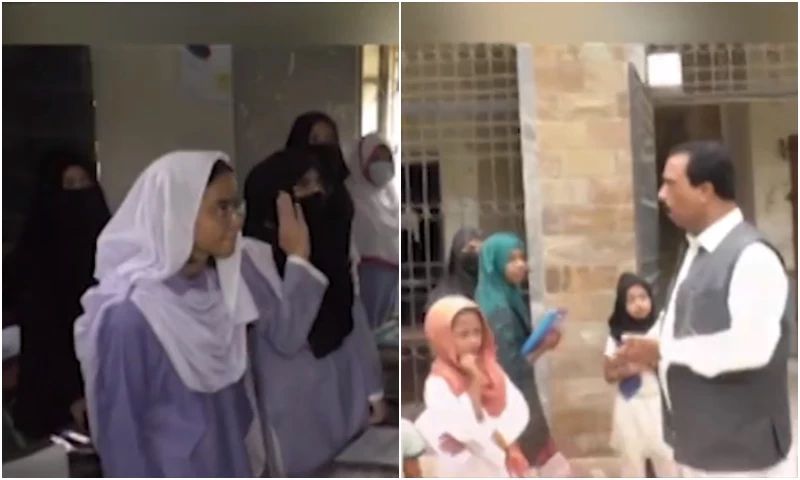 کراچی : کورنگی میں گورنمنٹ اسکول میں ٹیم ٹارگٹ کا اسٹنگ آپریشن