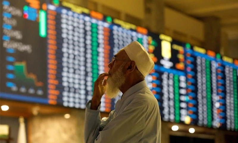 اسٹاک مارکیٹ 600 سے زائد پوائنٹس گر کر 45 ہزار کی سطح پر آگئی