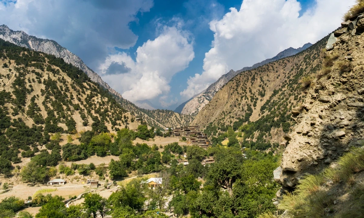 A general view of the Kalash valley in Khyber Pakhtunkhwa’s Chitral district on the border with Afghanistan.