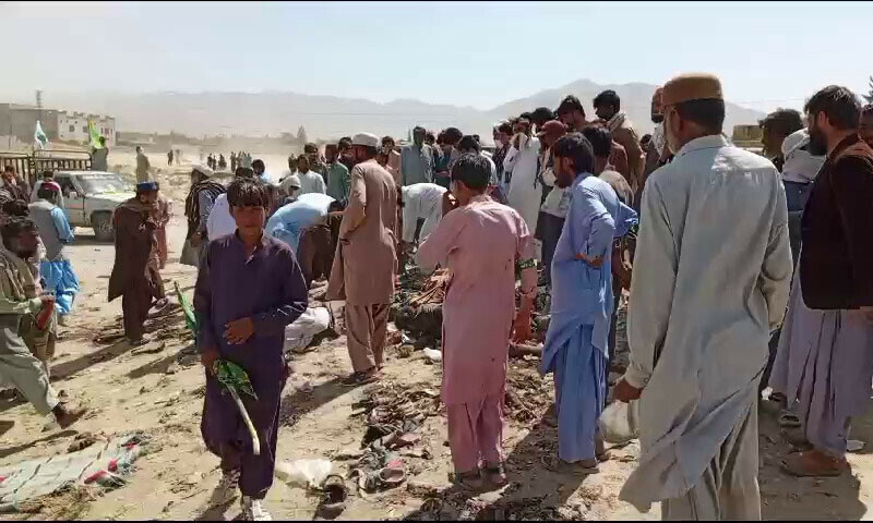 مستونگ دھماکا: بلوچستان میں 3 روزہ سوگ کا اعلان