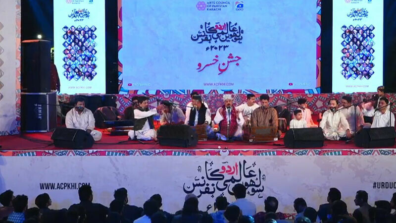 ادب، تہذیب اور ثقافت سے بھرپور کانفرنس میں امیر خسرو کے رنگ