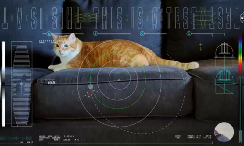 NASA using laser to send cat video from deep space