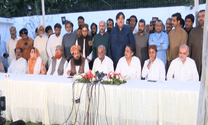 سندھ میں اپوزیشن جماعتوں کا اسمبلی اجلاس میں حلف نہ اٹھانے اور ہفتے کو احتجاج کا اعلان