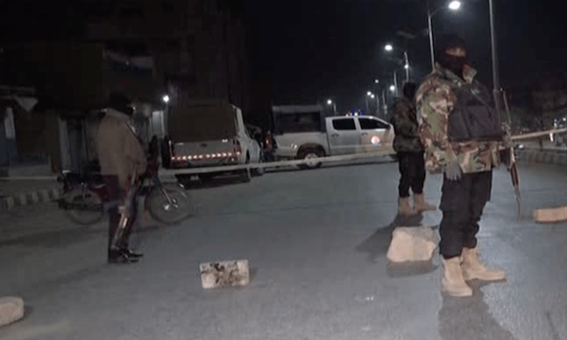 Four terrorists killed in exchange of fire with police in Quetta