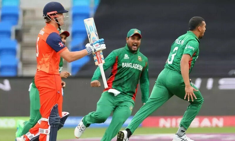 بنگلا دیش نے نیدرلینڈز کو 25 رنز سے ہرا دیا