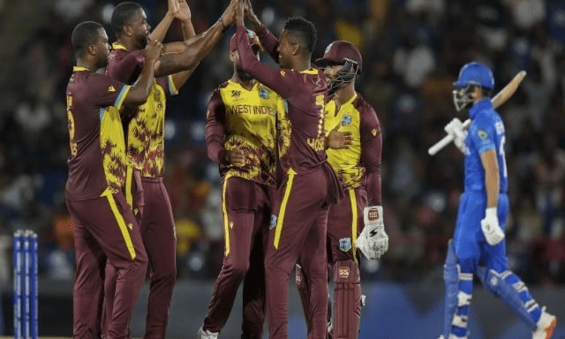 ٹی 20 ورلڈ کپ: ویسٹ انڈیز نے افغانستان کو 104 رنز سے شکست دے دی
