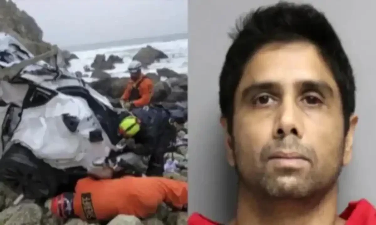 فیملی سمیت کار کو 330 فٹ کی بلندی سے گرانے والا بھارتی باشندہ قانون کے شکنجے سے بچ نکلا