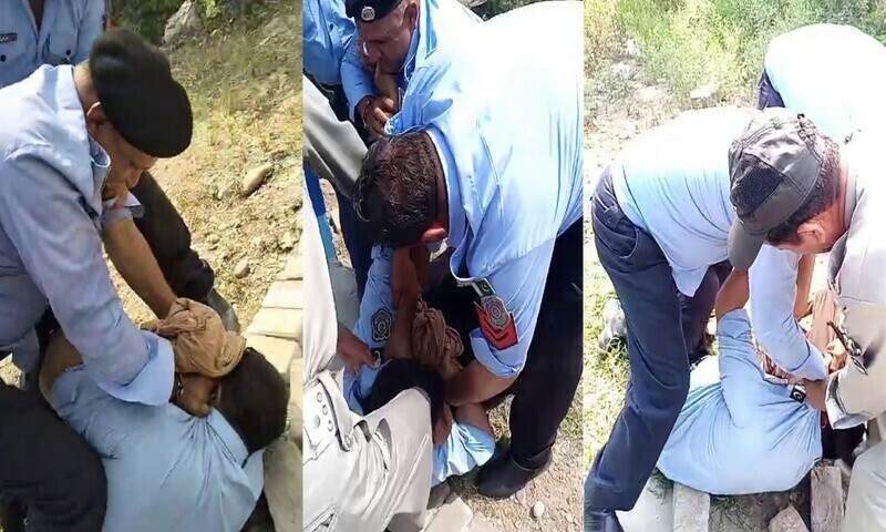 اسلام آباد پولیس کے اہلکار آپس میں گتھم گتھا، ویڈیو سامنے آگئی