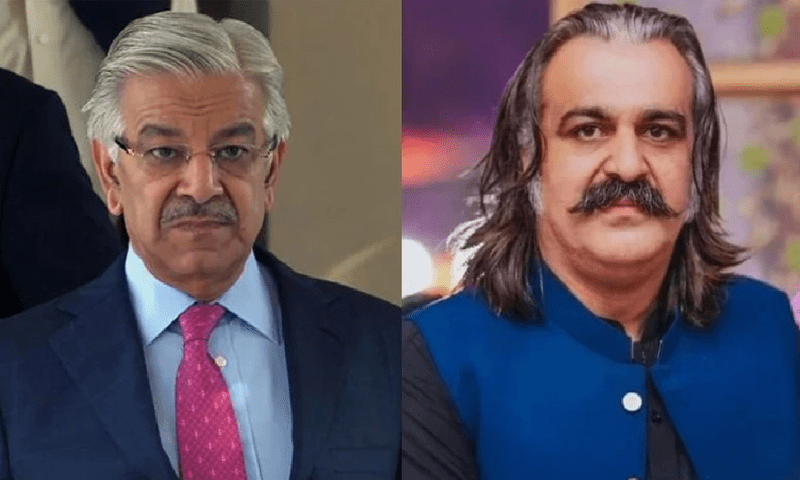 گنڈا پور ساری رات کوہسار بلاک میں آئی ایس آئی کے پاس بیٹھ کر معافیاں مانگتا رہا، خواجہ آصف