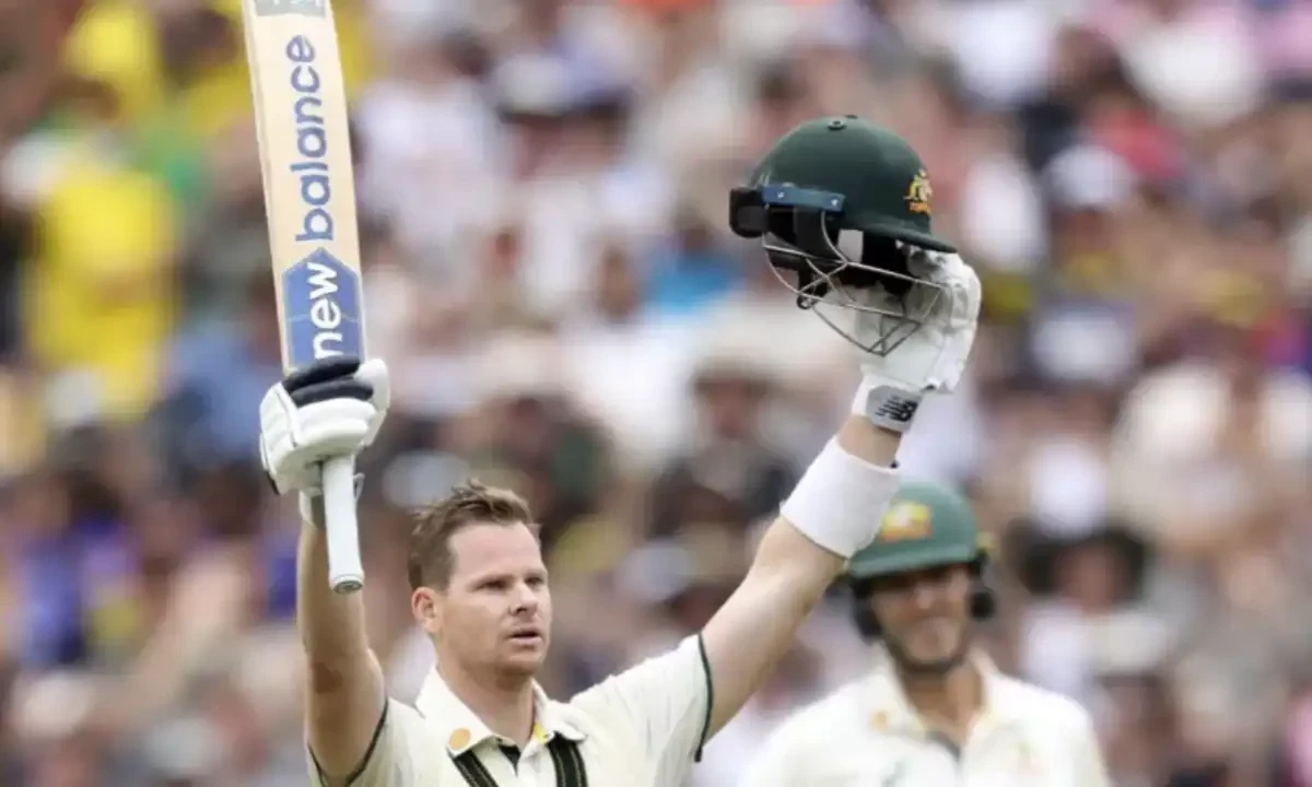 Australia’s Steve Smith celebrates reaching his 34th Test century in the fourth Test against India. AFP Australia’s Steve Smith celebrates reaching his 34th Test century in the fourth Test against India. AFP