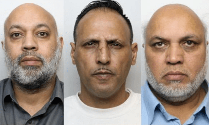 گرومنگ گینگ میں ملوث تین پاکستانی نژاد برطانوی شہریوں کو قید کی سزا