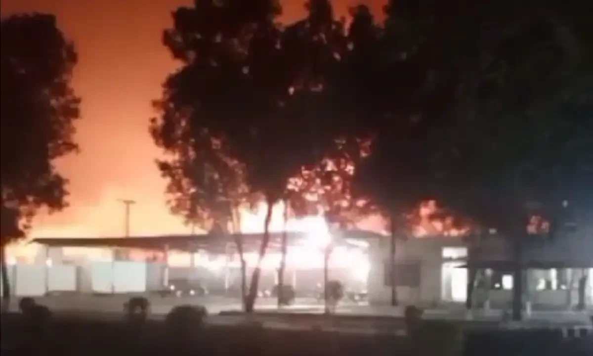 Gas container exploded in Multan. File photo Gas container exploded in Multan. File photo