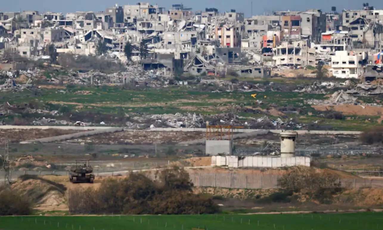 An Israeli military vehicle stands at its position, on the Israeli side of the border with Gaza, amid a ceasefire between Israel and Hamas, in Israel February 9, 2025. Reuters An Israeli military vehicle stands at its position, on the Israeli side of the border with Gaza, amid a ceasefire between Israel and Hamas, in Israel February 9, 2025. Reuters