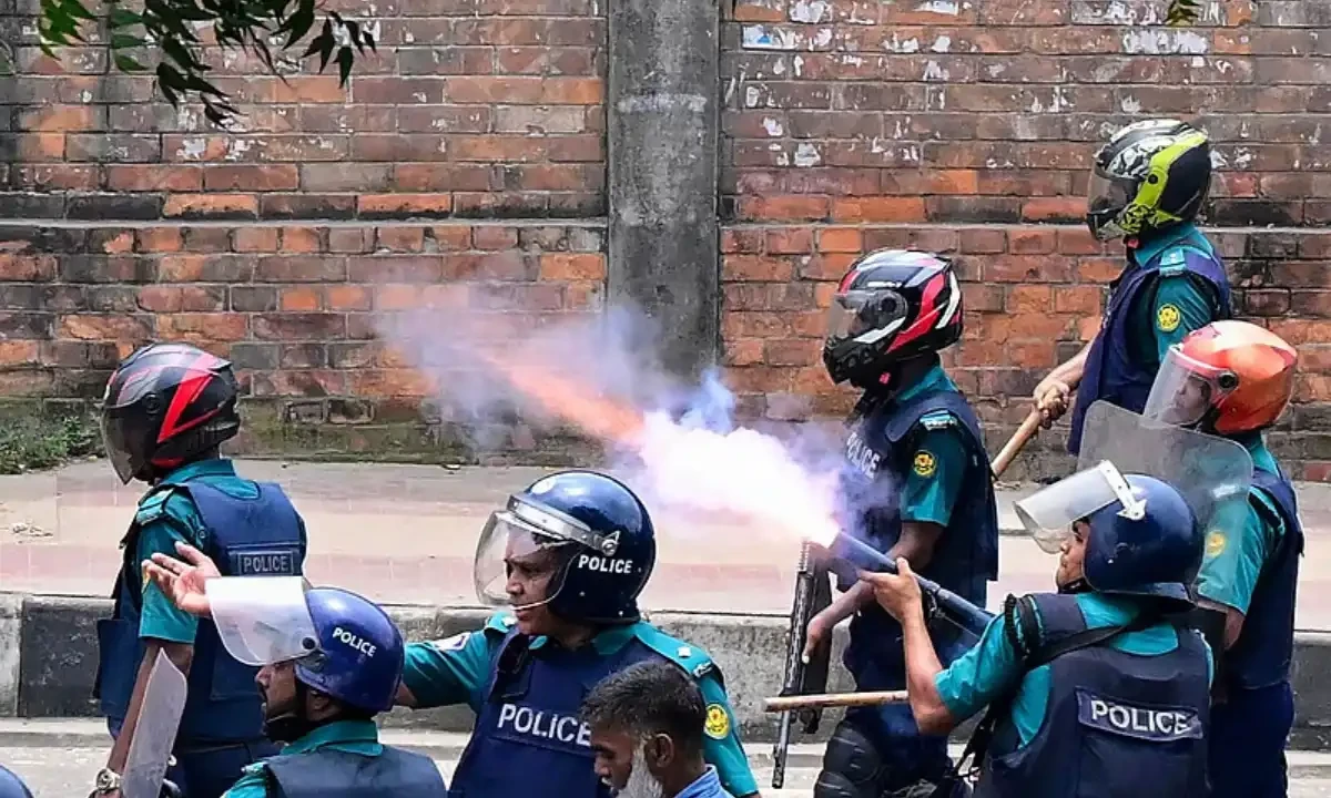 Security forces opened fire to disperse the crowd, according to Cox’s Bazar resident Mohammad Belal Uddin. AFP/File Security forces opened fire to disperse the crowd, according to Cox’s Bazar resident Mohammad Belal Uddin. AFP/File