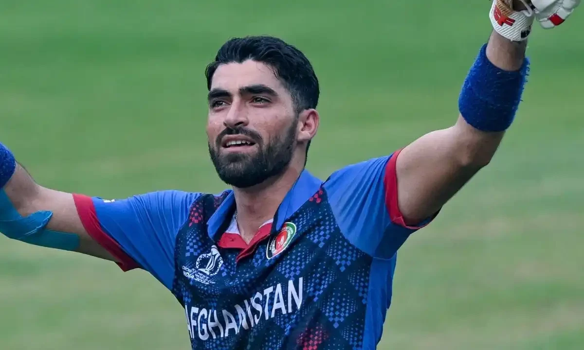 Ibrahim Zadran scored 177 runs off 146 balls. APP